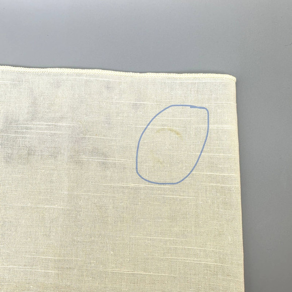 Linen Placemats & Napkins Hand Embroidered Set of 4 Ecru Purple Vintage - Picture 9 of 10